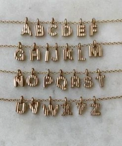 NEW Mimosa Handcrafted Alphabet Letters