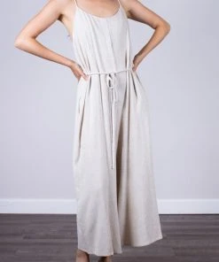 Wanderlust By Abby Linen Jumpsuit NEW