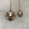 NEW Mimosa Handcrafted Lion Pendant Necklace