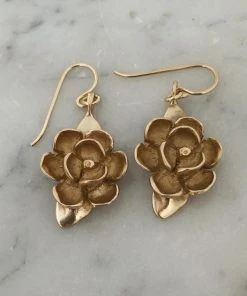 Mimosa Handcrafted Mimosa Magnolia Earrings JEWELRY
