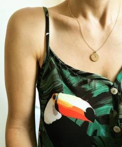 Mimosa Handcrafted Mimosa Minimal Circle Turquoise Necklace 5 Mimosa Handcrafted Mimosa Minimal Circle Turquoise Necklace