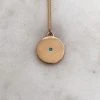 Mimosa Handcrafted Mimosa Minimal Circle Turquoise Necklace 1 Mimosa Handcrafted Mimosa Minimal Circle Turquoise Necklace