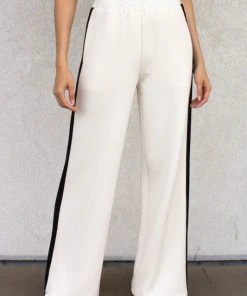 Wanderlust By Abby Scuba Modal Pants With Side Stripe