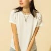 Wanderlust By Abby Basic Round Neck Top CLOTHING