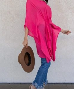 Wanderlust By Abby NEW Tunic Top With Tie