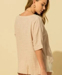 Wanderlust By Abby V-Neck Poncho Top NEW