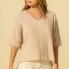 Wanderlust By Abby V-Neck Poncho Top NEW