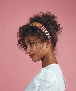 Wanderlust By Abby Padded Rainbow Zebra Headband