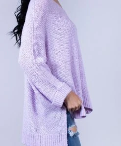 Wanderlust By Abby 3/4 Sleeve Pullover Sweater