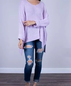 Wanderlust By Abby 3/4 Sleeve Pullover Sweater