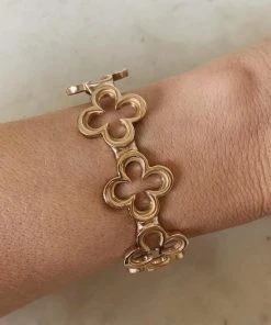 Mimosa Handcrafted JEWELRY Mimosa Quatrefoil Cuff