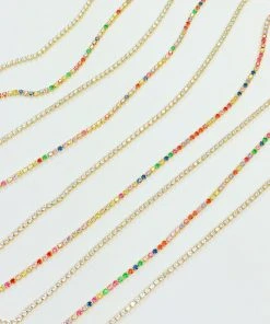 Taylor Shaye Designs Rainbow CZ Choker