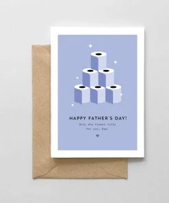 Wanderlust By Abby "Only The Finest Rolls For You Dad" Card NEW