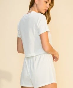 Wanderlust By Abby NEW Solid Ribbed Shorts 5 Wanderlust By Abby NEW Solid Ribbed Shorts