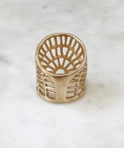 Mimosa Handcrafted Shimmering Sun Ring JEWELRY