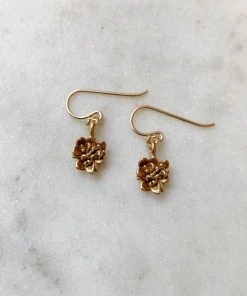 Mimosa Handcrafted Small Succulent Earrings NEW