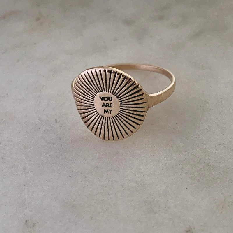 Mimosa Handcrafted JEWELRY Mimosa You Are My Sunshine Ring 4 Mimosa Handcrafted JEWELRY Mimosa You Are My Sunshine Ring