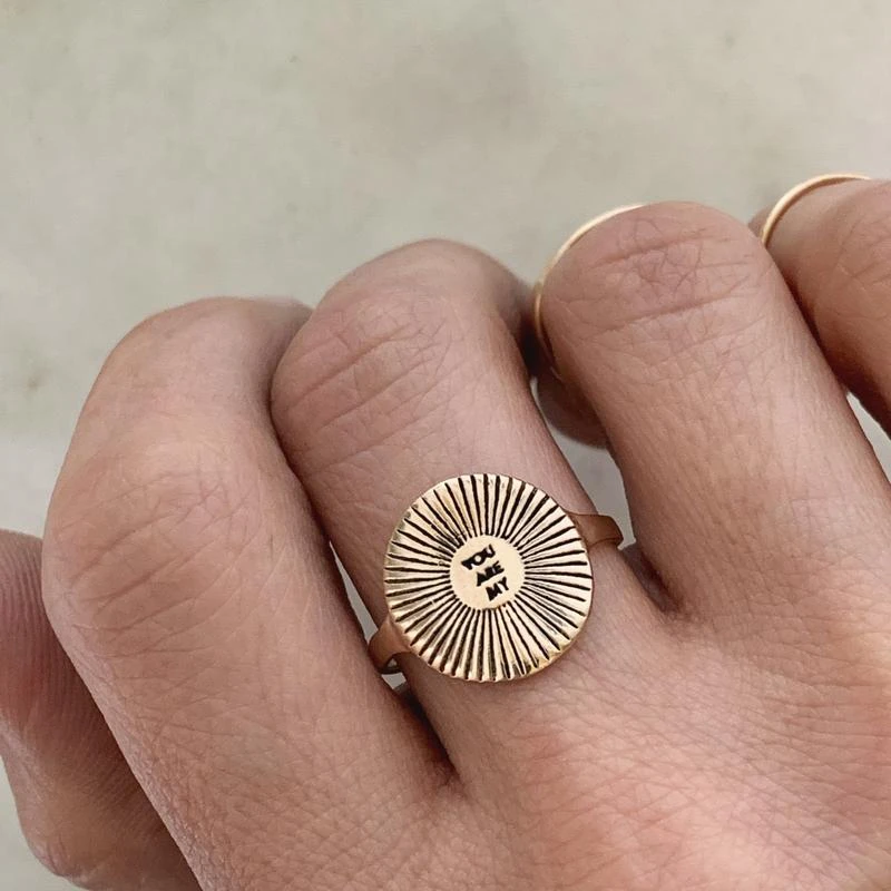 Mimosa Handcrafted JEWELRY Mimosa You Are My Sunshine Ring 6 Mimosa Handcrafted JEWELRY Mimosa You Are My Sunshine Ring
