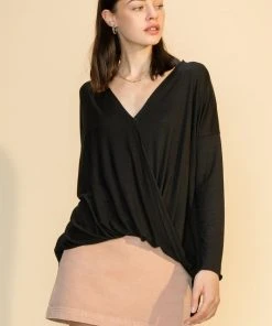 Wanderlust By Abby Surplice Front V Neck Long Sleeve Top 5 Wanderlust By Abby Surplice Front V Neck Long Sleeve Top