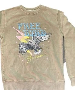 Wanderlust By Abby Free Bird America Sweatshirt CLOTHING