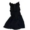 Wanderlust By Abby CLOTHING Black Ruffled V-Neck Dress