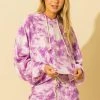 Wanderlust By Abby Tie Dye Oversized Balloon Sleeve Hoodie