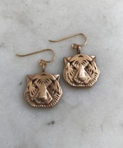 Mimosa Handcrafted Mimosa Tiger Earrings