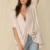 Wanderlust By Abby NEW Twisted Tunic Top