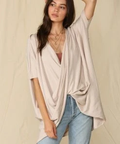 Wanderlust By Abby NEW Twisted Tunic Top