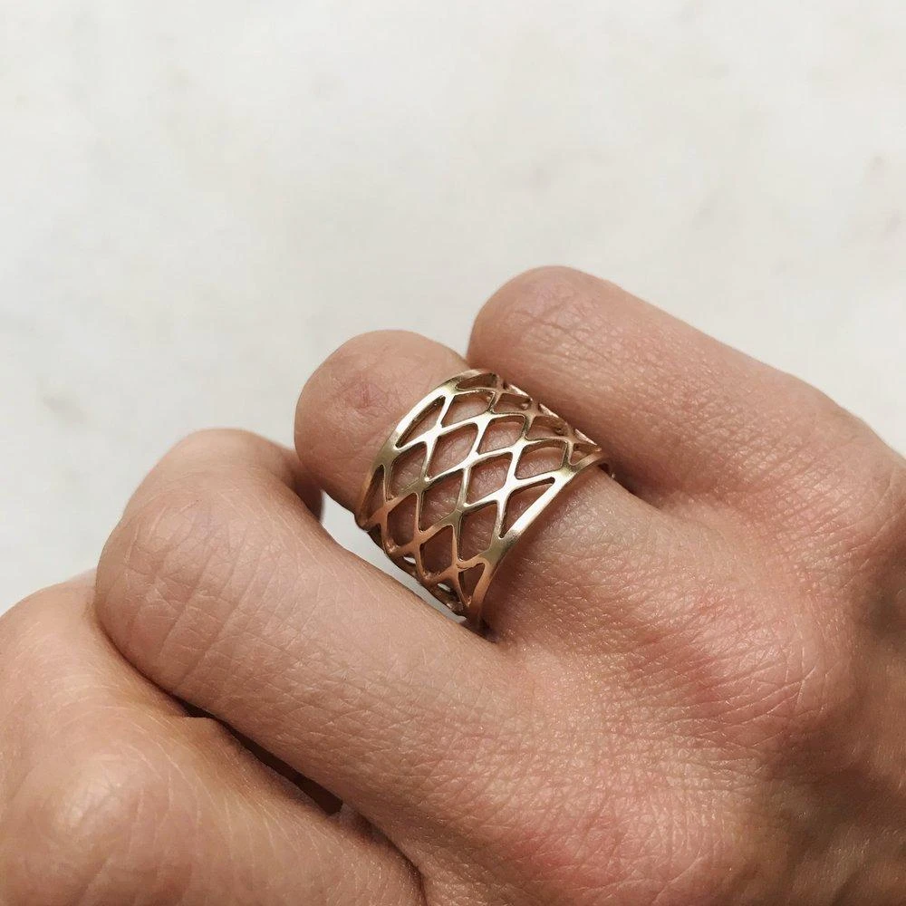 Mimosa Handcrafted Mimosa Window Ring JEWELRY 4 Mimosa Handcrafted Mimosa Window Ring JEWELRY