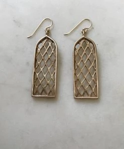 Mimosa Handcrafted JEWELRY Mimosa Window Earrings